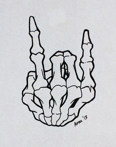 Skeleton Hand Tattoos 91