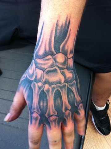 Skeleton Hand Tattoos 98