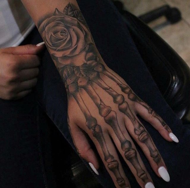 Skeleton Hand Tattoos 99