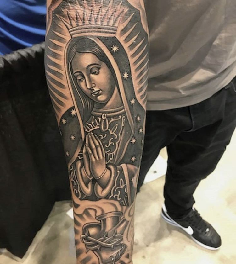 Virgin Mary Tattoos 100