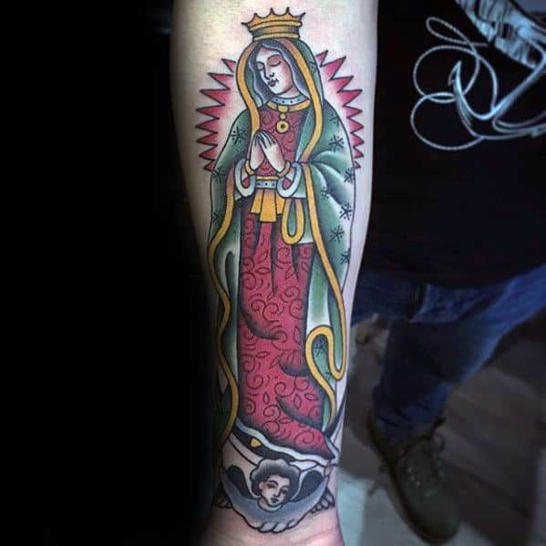 Virgin Mary Tattoos 103