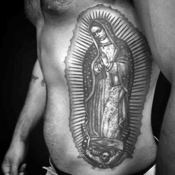 Virgin Mary Tattoos 107