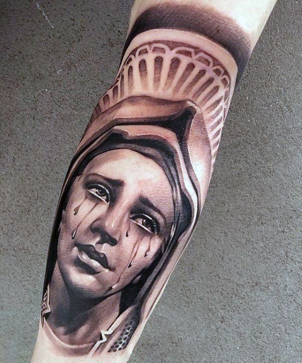 Virgin Mary Tattoos 108