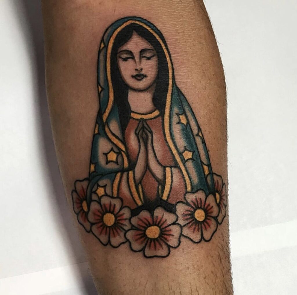 Virgin Mary Tattoos 120