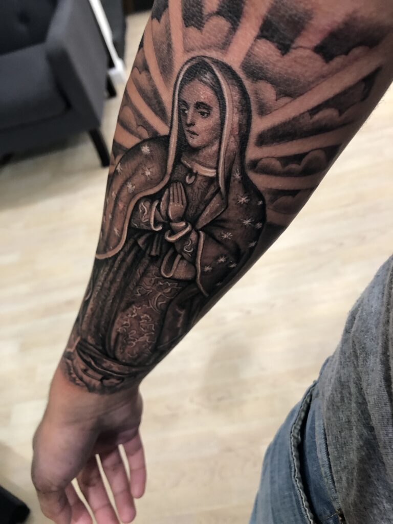 Virgin Mary Tattoos 123