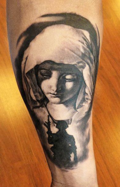 Virgin Mary Tattoos 126