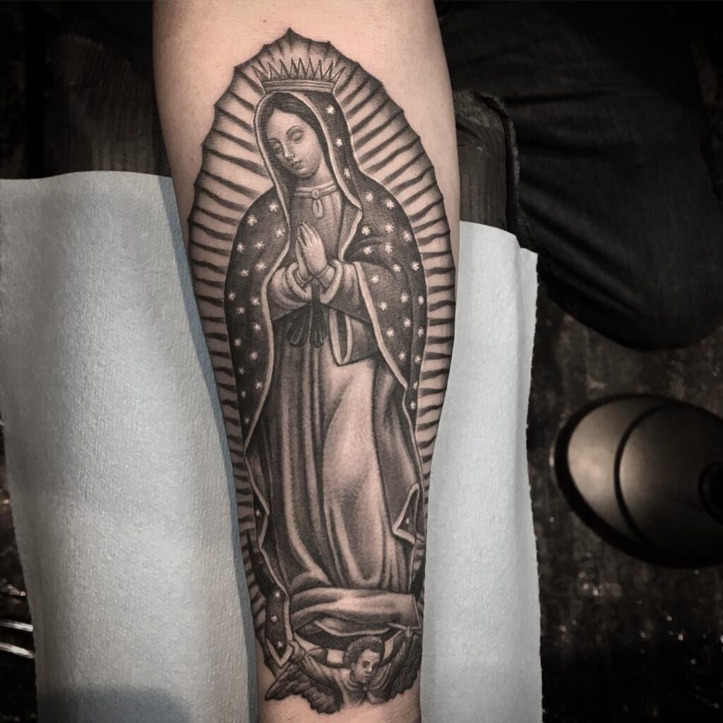 Virgin Mary Tattoos 142