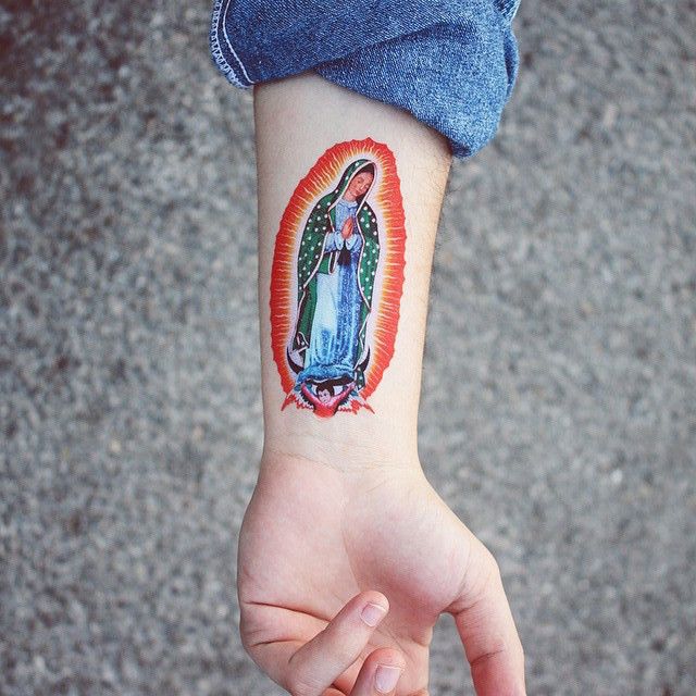 Virgin Mary Tattoos 146