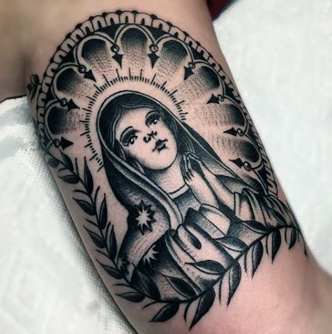 Virgin Mary Tattoos 149