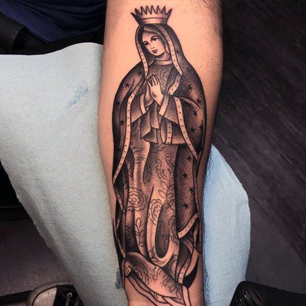 Virgin Mary Tattoos 150