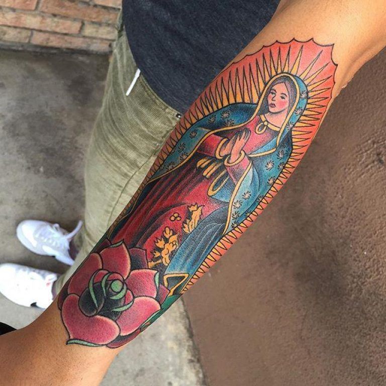 Virgin Mary Tattoos 152