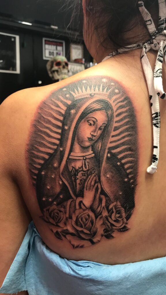 Virgin Mary Tattoos 155
