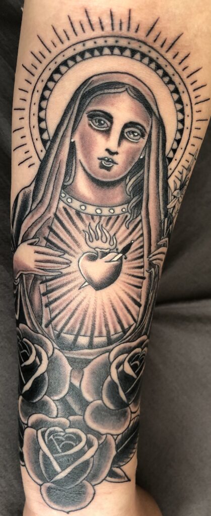 Virgin Mary Tattoos 3
