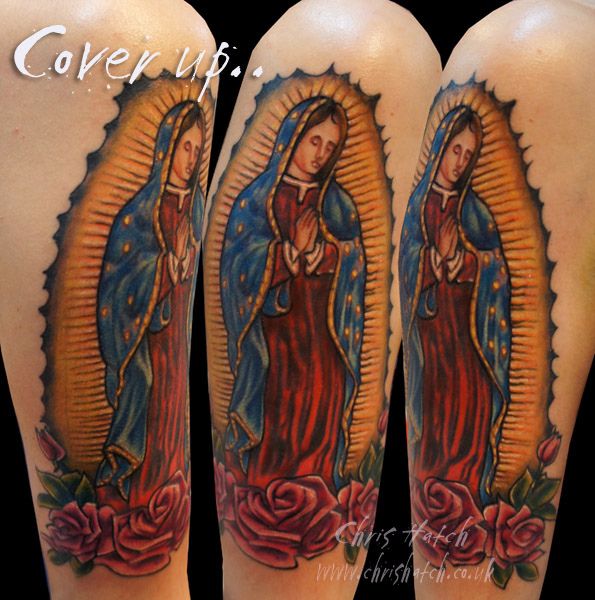 Virgin Mary Tattoos 56