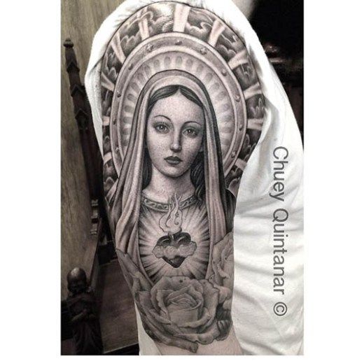 Virgin Mary Tattoos 69