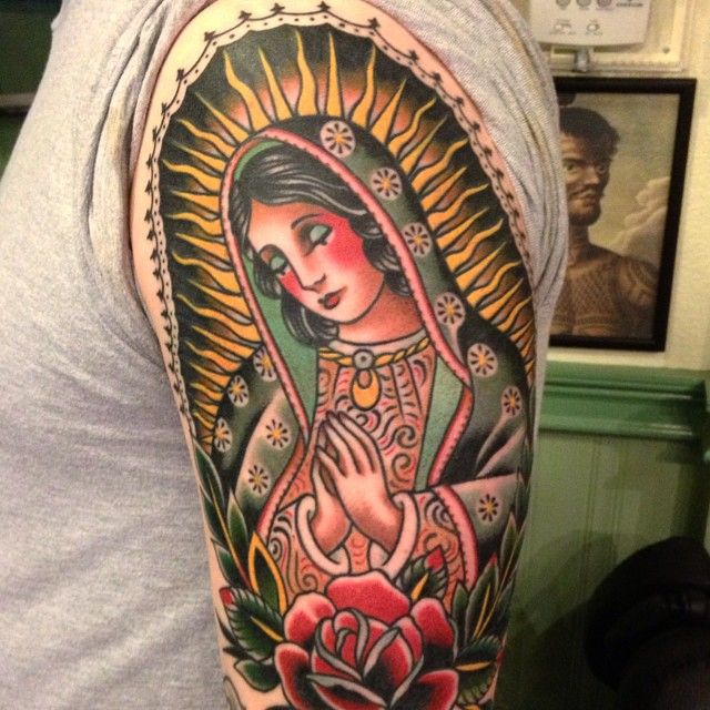 Virgin Mary Tattoos 7