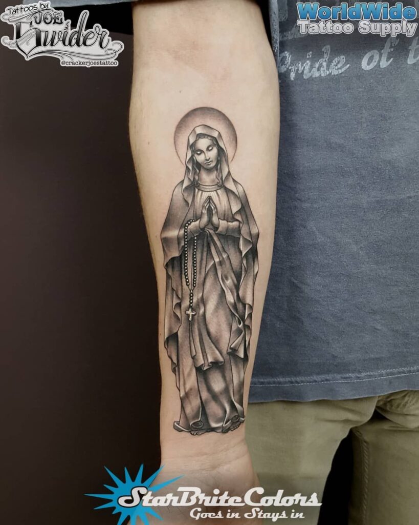 Virgin Mary Tattoos 83