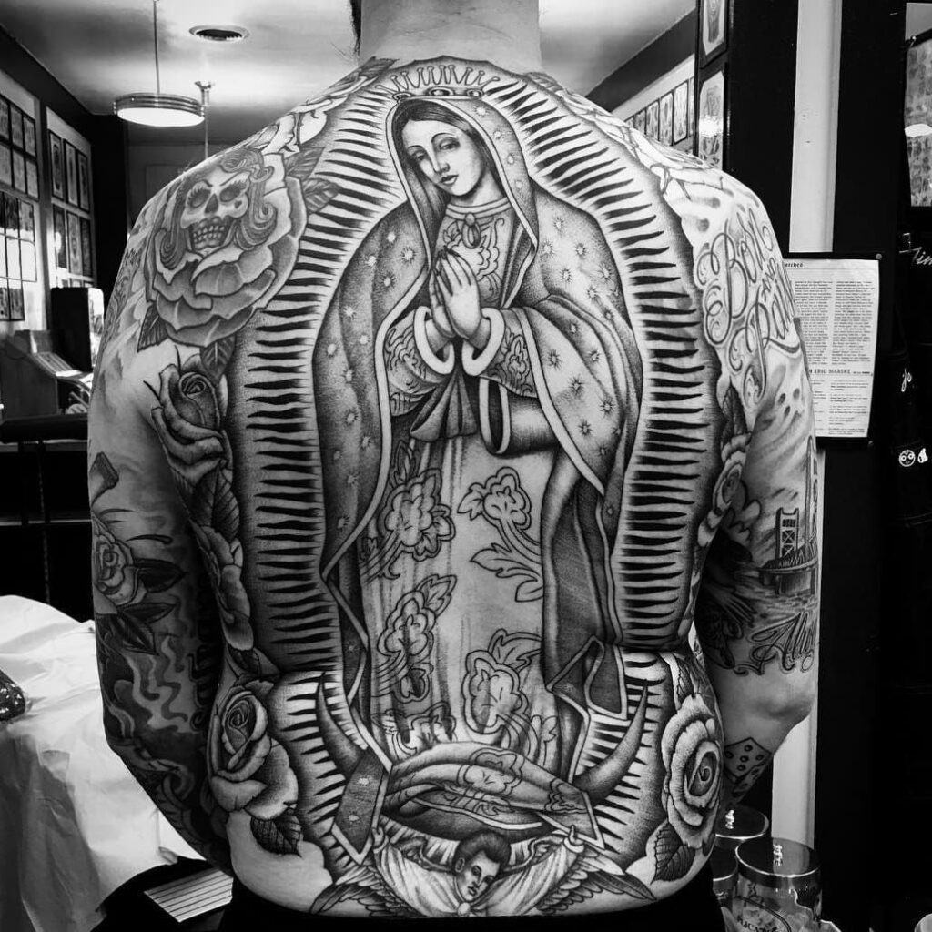 Virgin Mary Tattoos 85