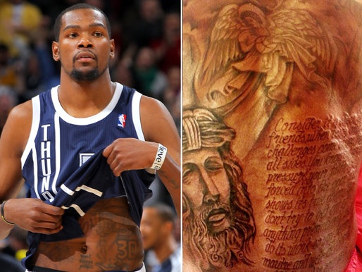 Kevin Durant Tattoos