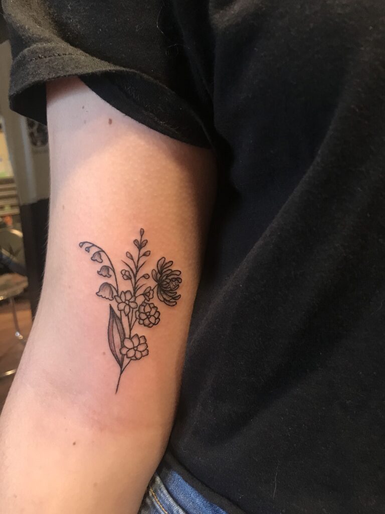 Chrysanthemum Tattoo 1
