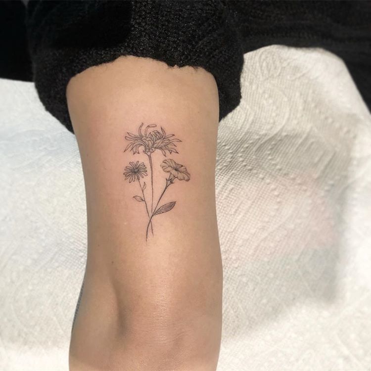 Chrysanthemum Tattoo 100