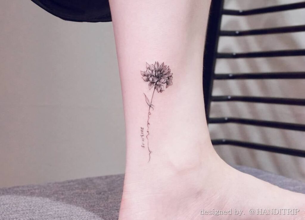Chrysanthemum Tattoo 104
