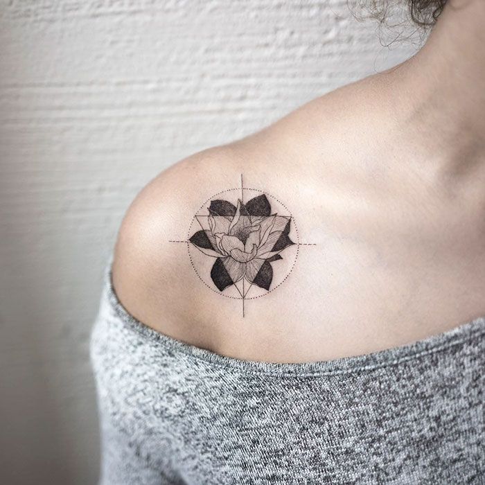 Chrysanthemum Tattoo 19