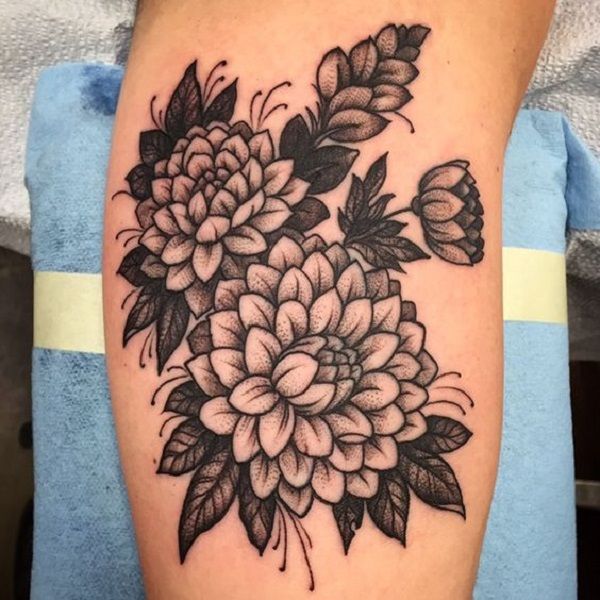 Chrysanthemum Tattoo 21