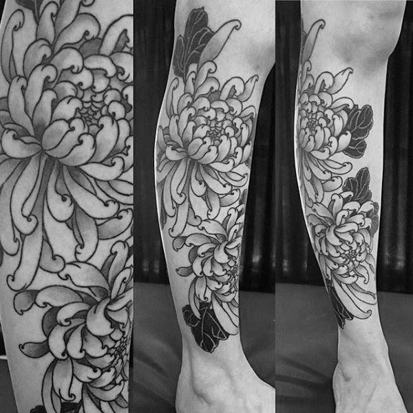 Chrysanthemum Tattoo 33