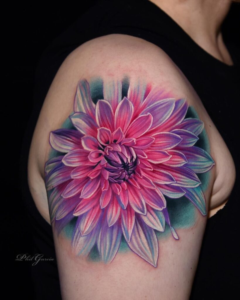 Chrysanthemum Tattoo 34