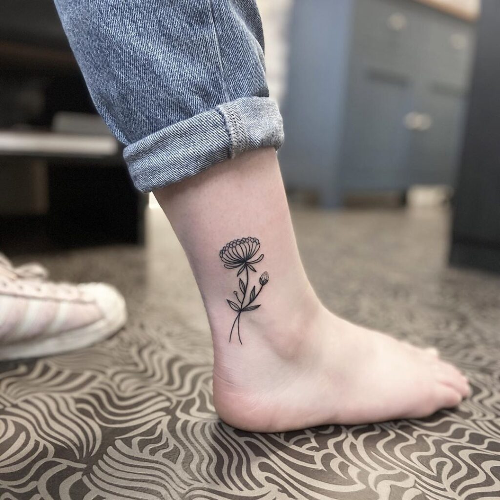 Chrysanthemum Tattoo 36