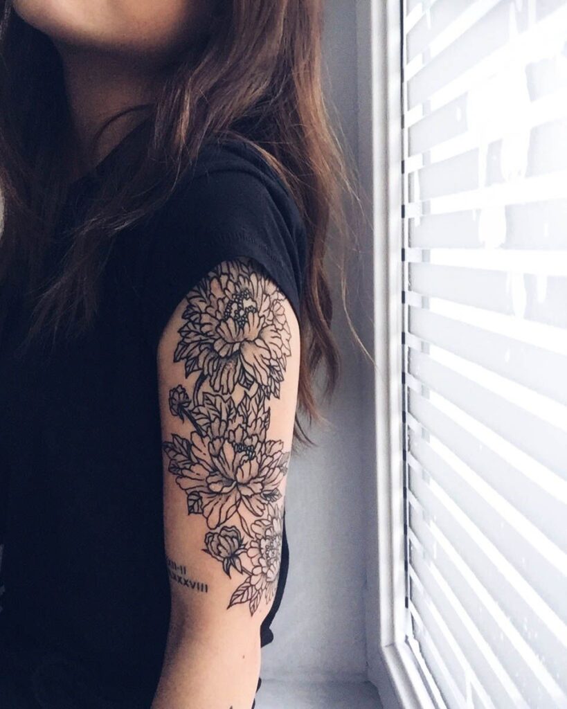 Chrysanthemum Tattoo 42