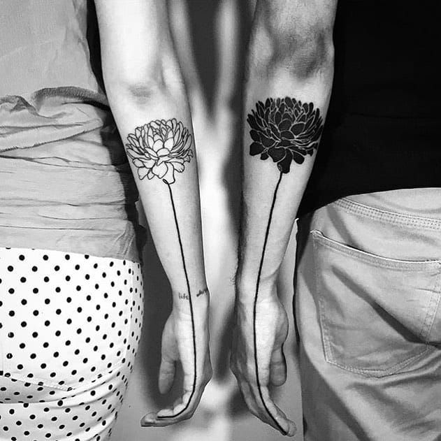 Chrysanthemum Tattoo 55