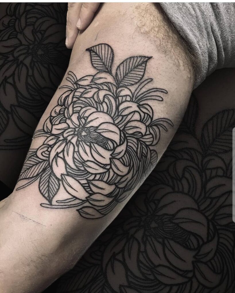 Chrysanthemum Tattoo 56