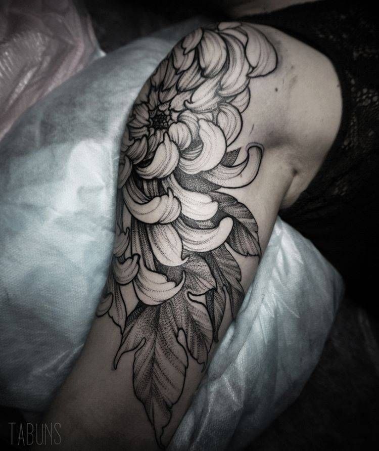 Chrysanthemum Tattoo 61