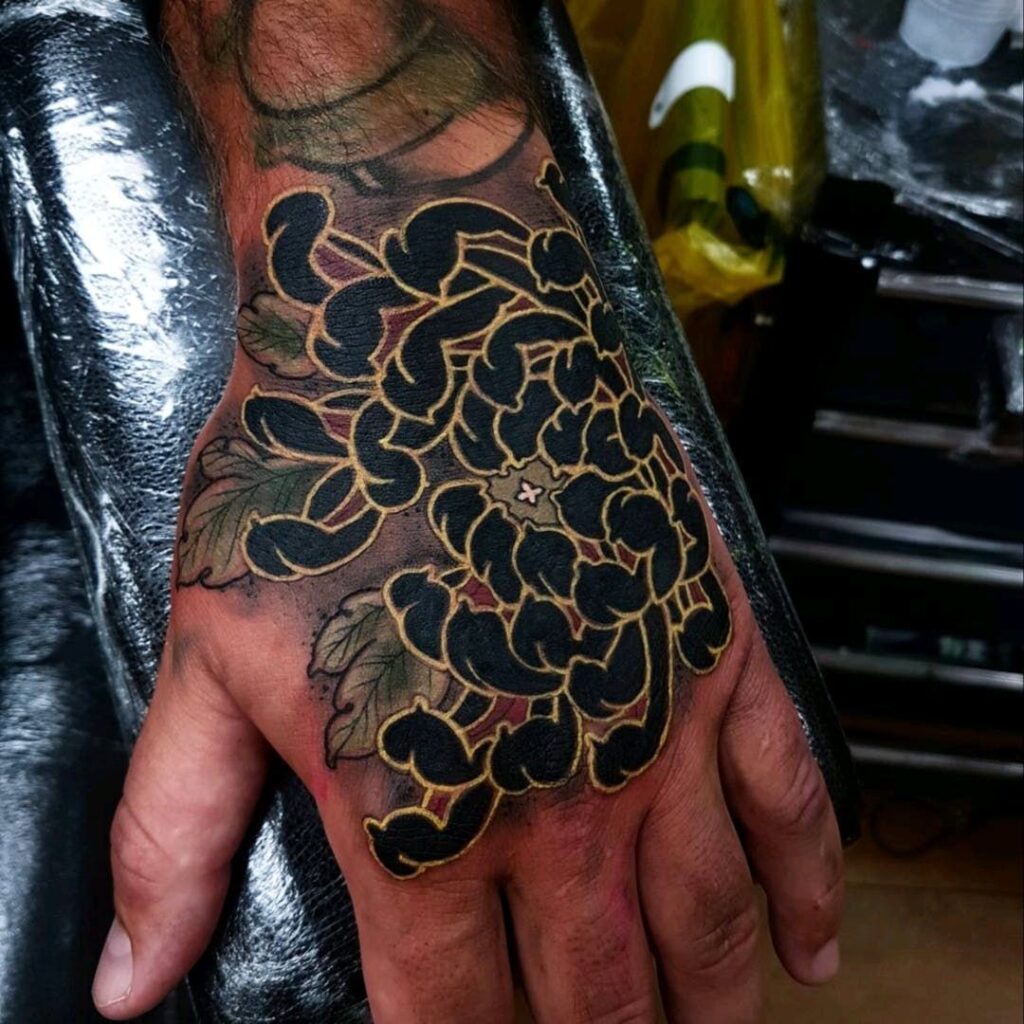 Chrysanthemum Tattoo 62