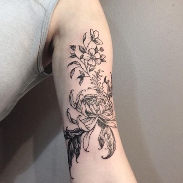 Chrysanthemum Tattoo 65
