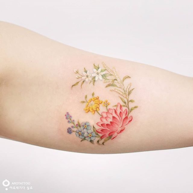 Chrysanthemum Tattoo 74