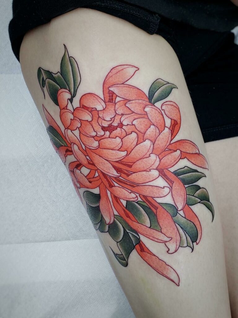 Chrysanthemum Tattoo 80
