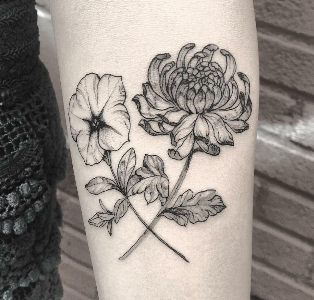 Chrysanthemum Tattoo 81