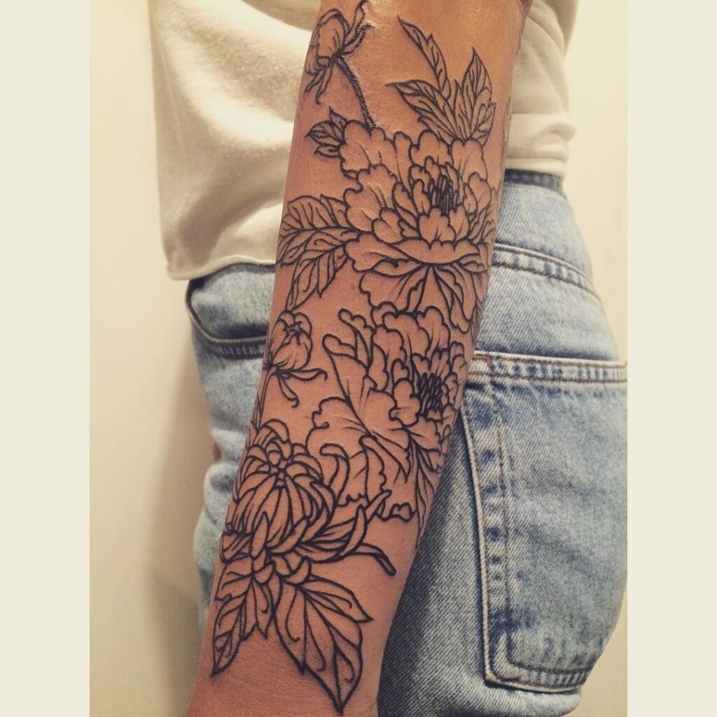 Chrysanthemum Tattoo 85