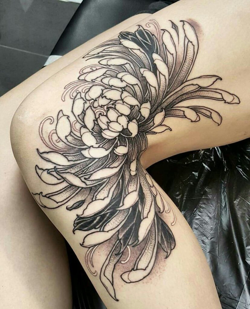 Chrysanthemum Tattoo 86