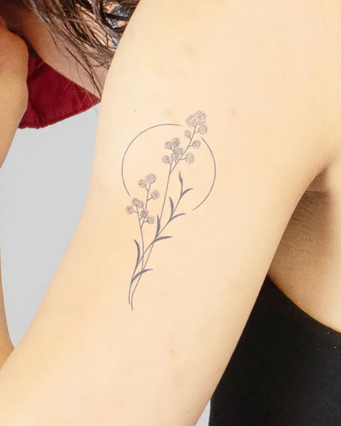 Chrysanthemum Tattoo 9