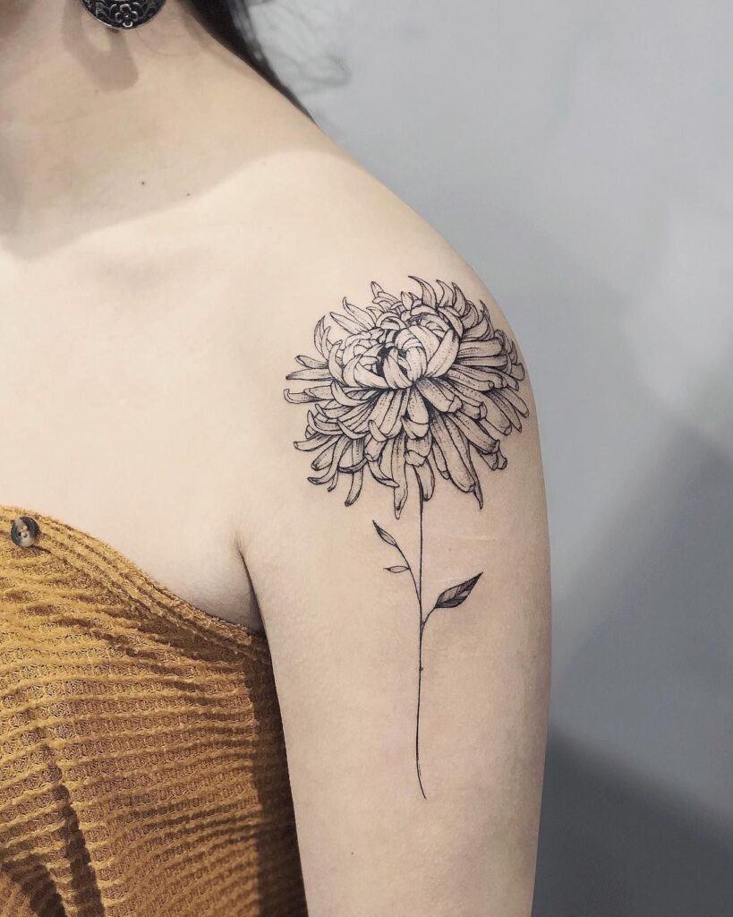 Chrysanthemum Tattoo 94