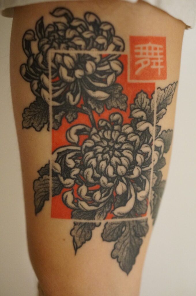 Chrysanthemum Tattoo 96