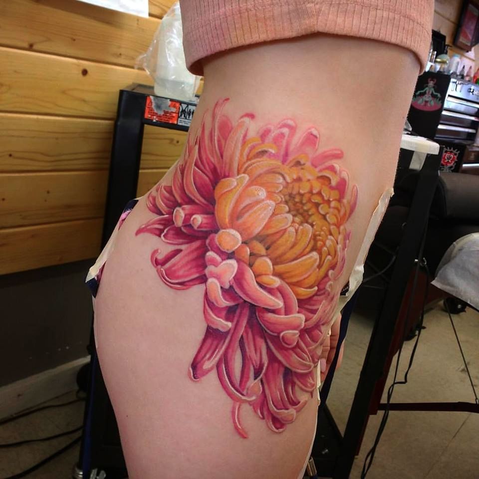 Chrysanthemum Tattoo 98
