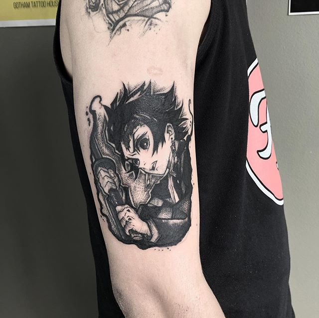 Tatuaje de Demon Slayer 4