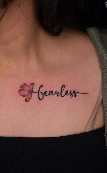 Fearless Tattoo  Fearless tattoo Tattoos Female tattoo artists