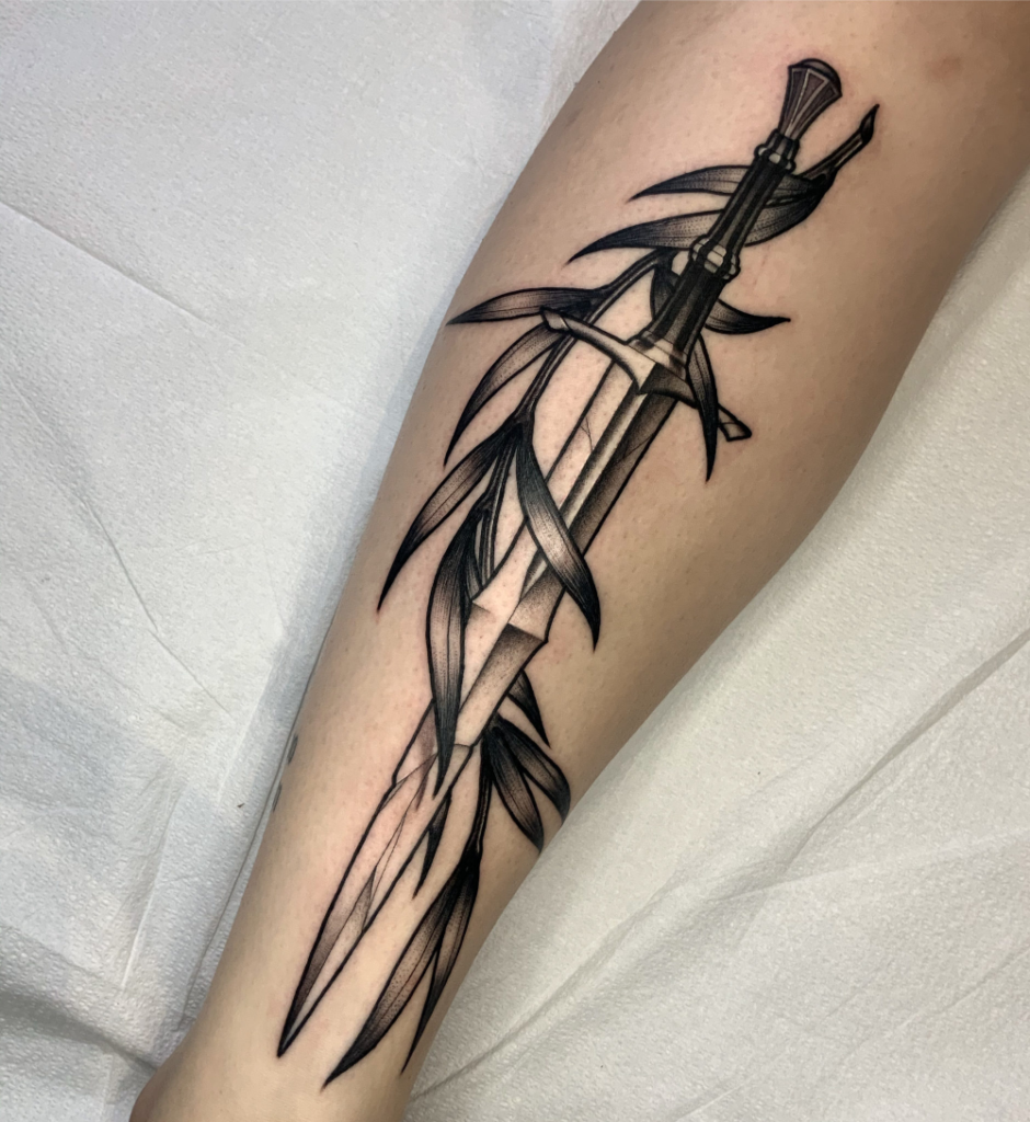 Snake Sword Tattoo  Snake Tattoo  neartattoos