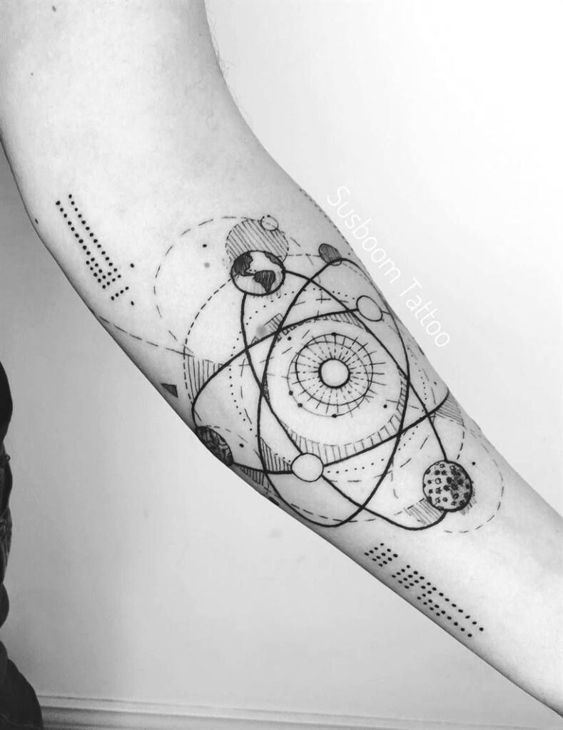 Atom Tattoo 122